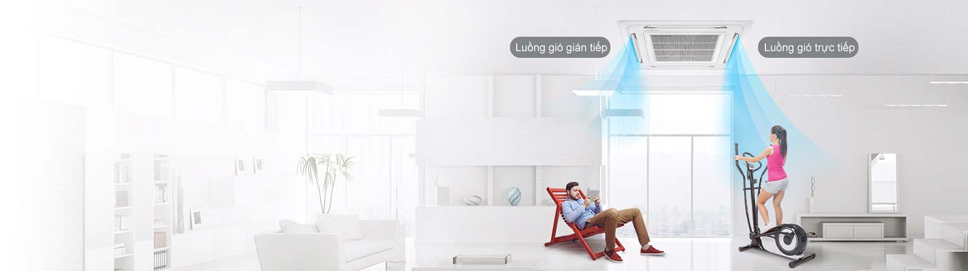 Máy lạnh âm trần cassette LG inverter