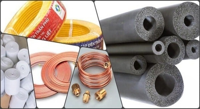 Thi công ống đồng máy lạnh âm tường