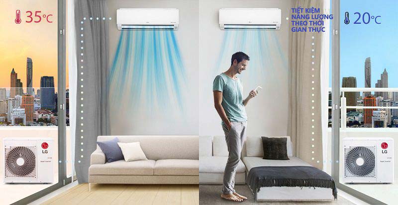 Dàn lạnh treo tường multi LG AMNQ12GSJA0 1.5HP