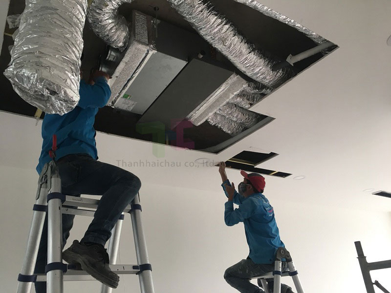 Thi công máy lạnh giấu trần