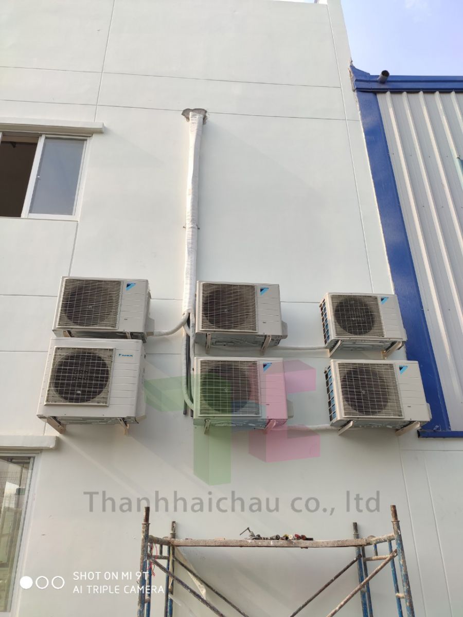 Thi công máy lạnh giấu trần ống gió Daikin