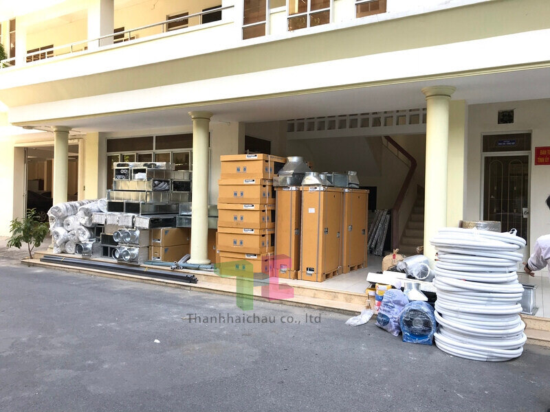 Lắp đặt máy lạnh cho hội trường