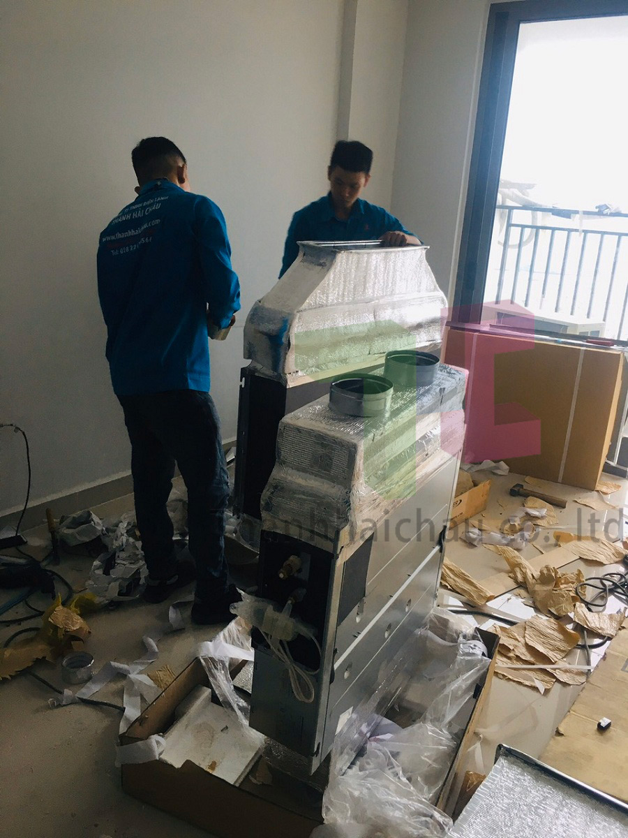 lắp máy lạnh giấu trần cho căn hộ