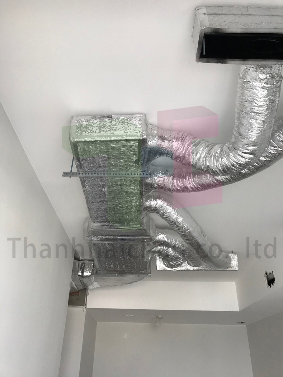máy lạnh giấu trần ống gió căn hộ