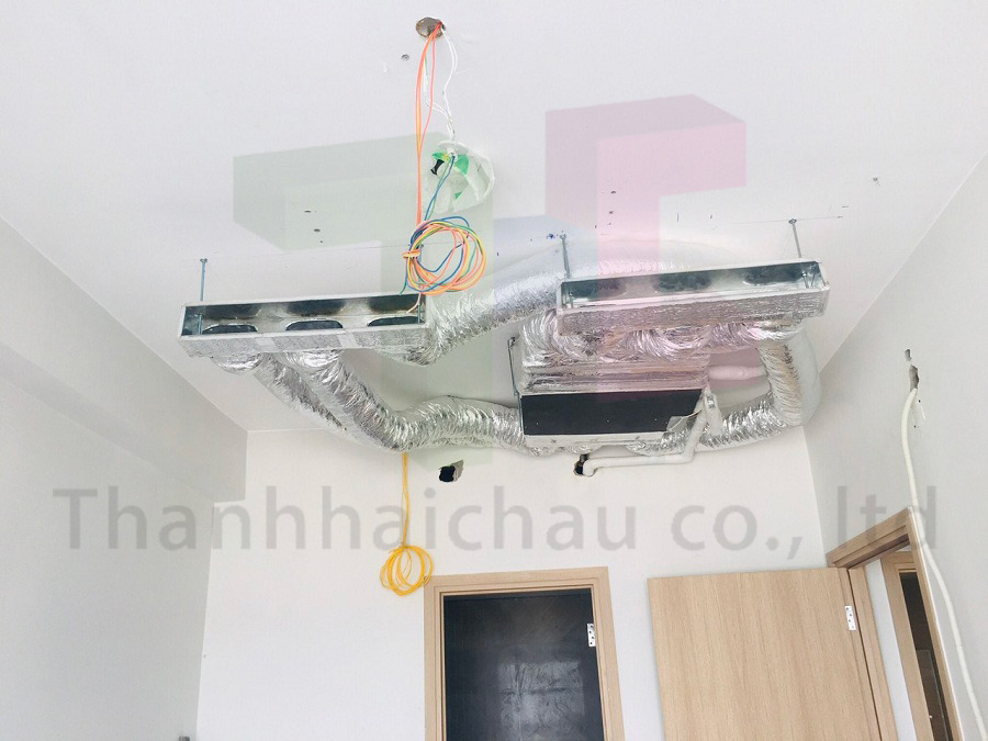 lắp máy lạnh giấu trần cho căn hộ