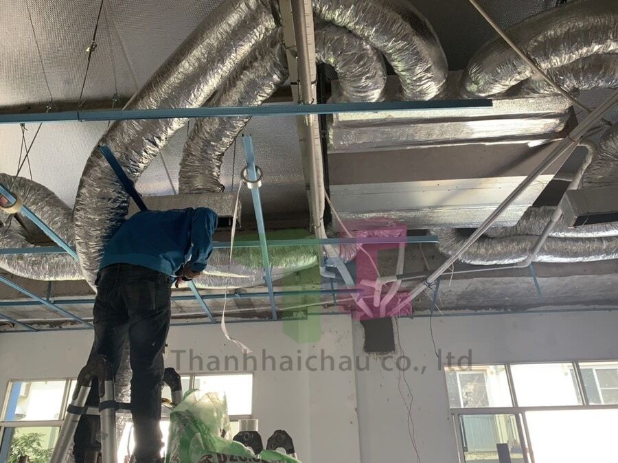 Thi công lắp đặt máy lạnh giấu trần