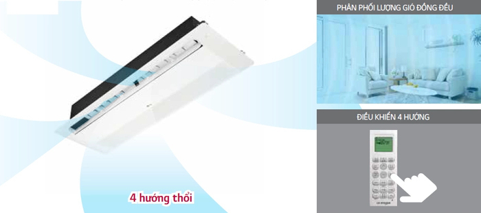 Máy lạnh âm trần 1 hướng thổi LG