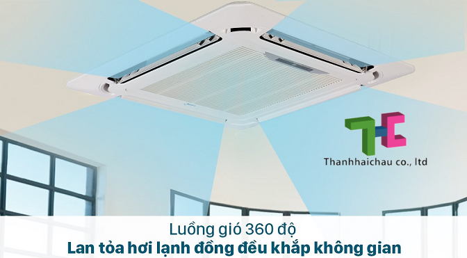 ưu điểm máy lạnh âm trần