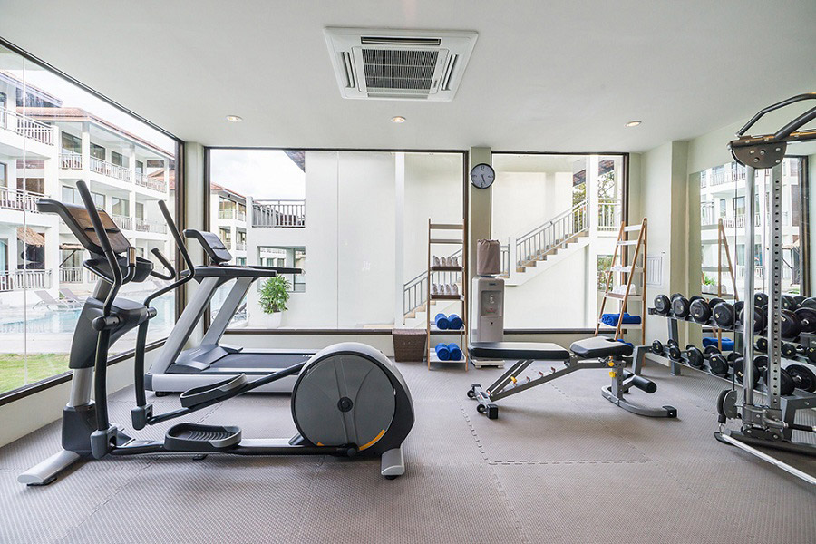Máy lạnh âm trần cassette cho phòng Gym - Yoga