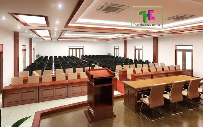 Lắp đặt máy lạnh âm trần cho hội trường