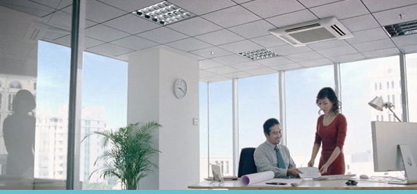 máy lạnh âm trần midea cho văn phòng