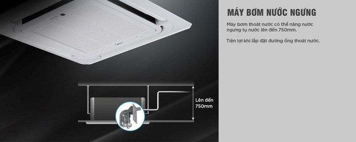 Máy lạnh âm trần Midea