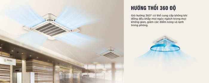 Máy lạnh âm trần Midea