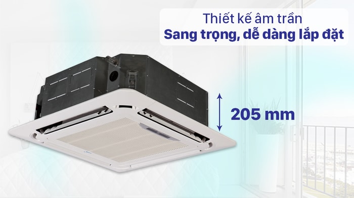 Máy lạnh âm trần Midea inverter