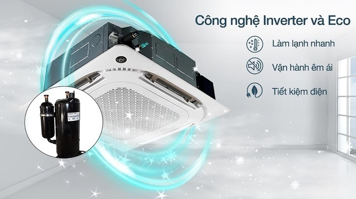 Máy lạnh âm trần Midea MCD1-24HRDN1 2.5HP