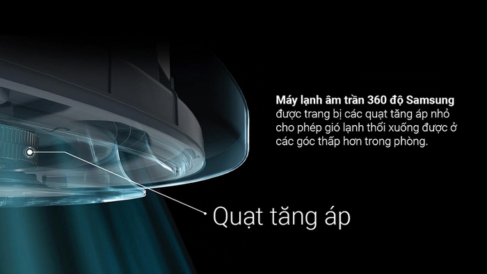 Máy lạnh âm trần tròn Samsung