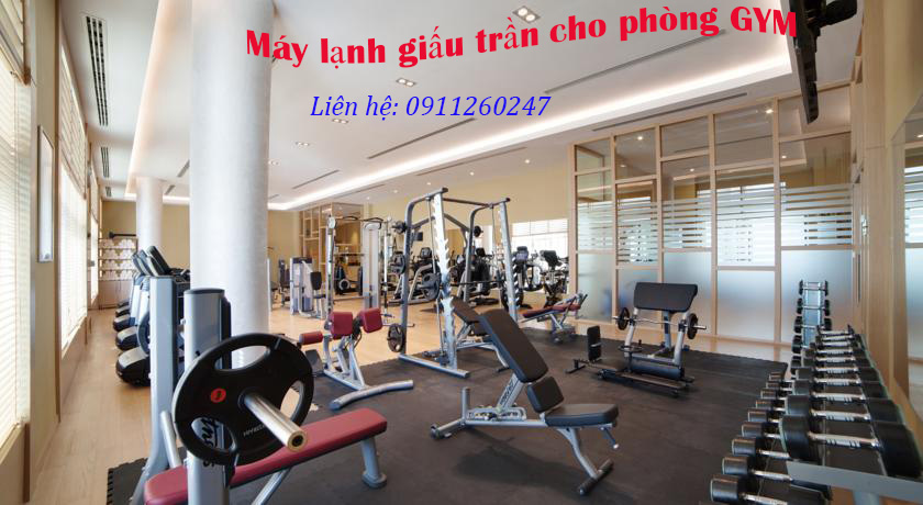 Máy lạnh giấu trần nối ống gió cho phòng Gym