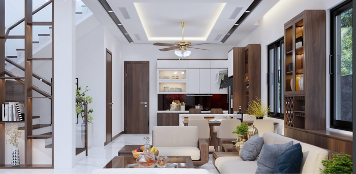 Lắp đặt máy lạnh giấu trần cho phòng khách