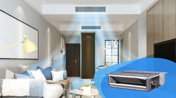 Lắp đặt máy lạnh âm trần nối ống gió