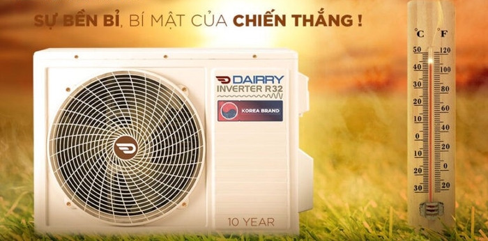 Máy lạnh giấu trần nối ống gió Dairry