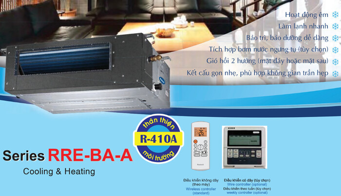 Máy lạnh giấu trần Reetech RD24-BM 2.5HP