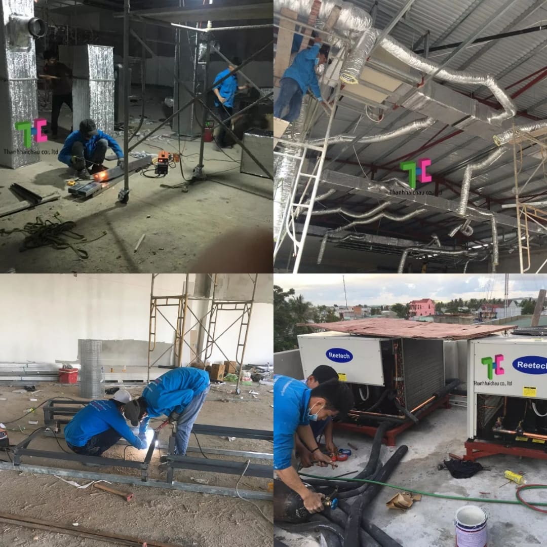 thi công máy lạnh giấu trần reetech