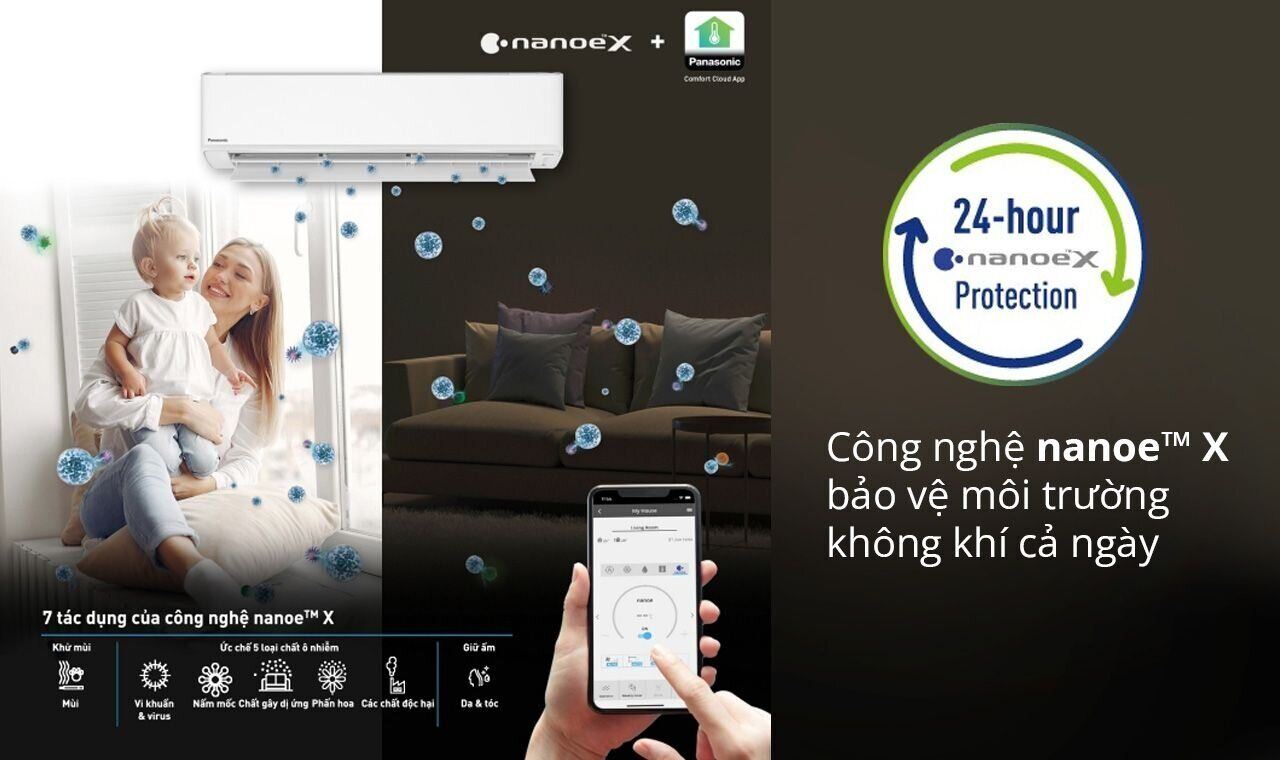 Máy lạnh treo tường Panasonic CU/CS-XPU18XKH-8B 2HP