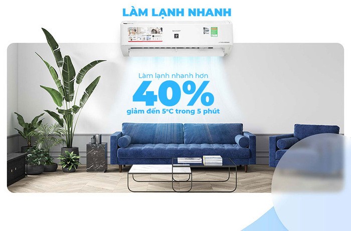 Máy lạnh treo tường Sharp AH-XP13YMW 1.5HP