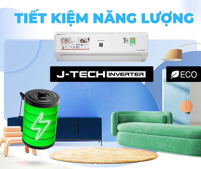 Máy lạnh treo tường Sharp AH-XP13YMW 1.5HP