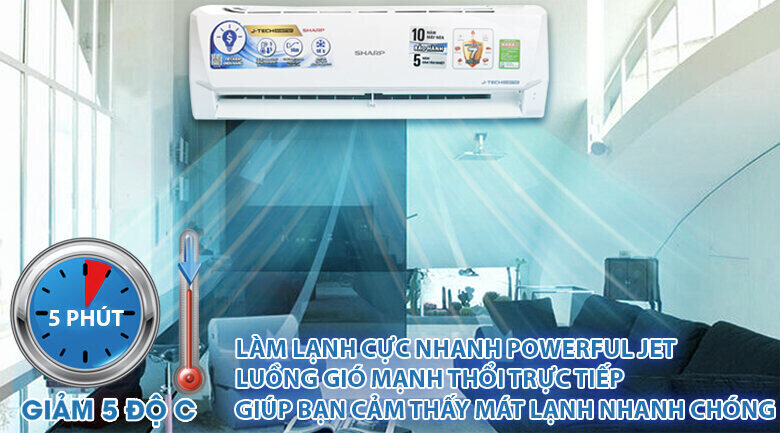Máy lạnh treo tường Sharp AH-X9VEW 1HP