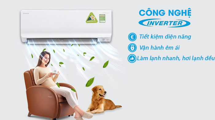 Máy lạnh treo tường Daikin FTKA35UAVMV 1.5HP