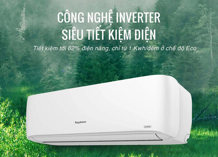 Máy lạnh treo tường Nagakawa NIS-C09R2H12 1HP