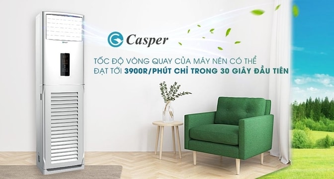 Máy lạnh tủ đứng Casper FC-48TL22 5HP