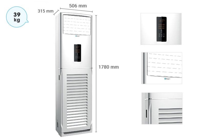 Máy lạnh tủ đứng Casper FC-48TL22 5HP