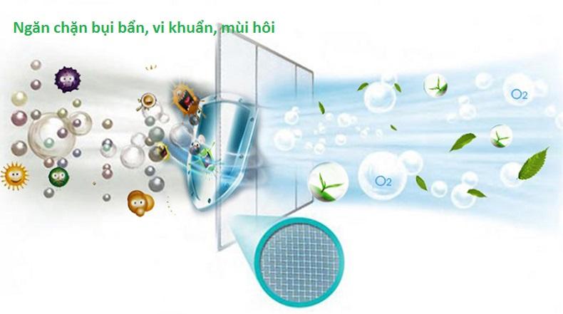 máy lạnh tủ đứng dairry khử mùi