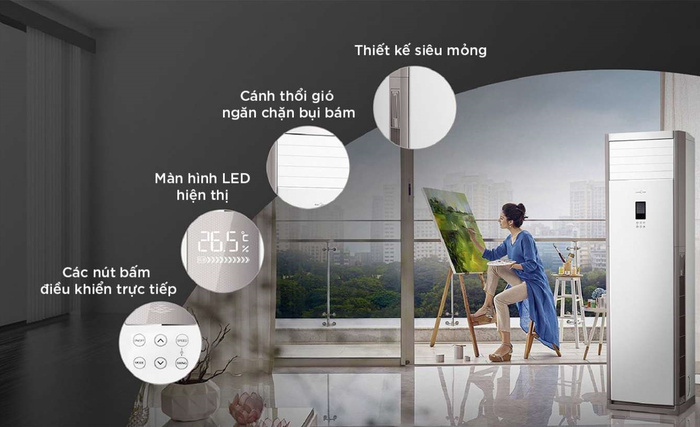Máy lạnh tủ đứng Midea MFJJ-50CRN1 5.5HP