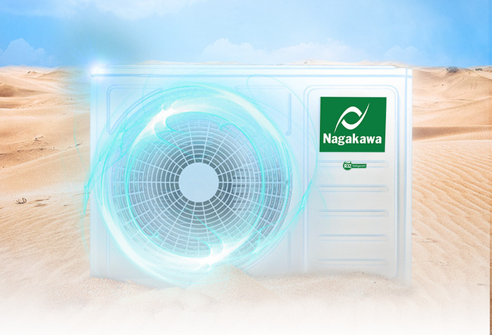 Máy lạnh tủ đứng Nagakawa gas R32