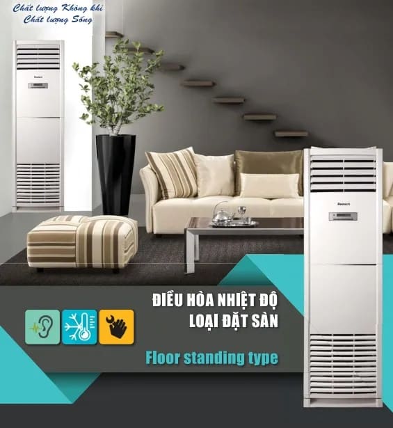 Máy lạnh tủ đứng 5HP Reetech giá dưới 35 triệu