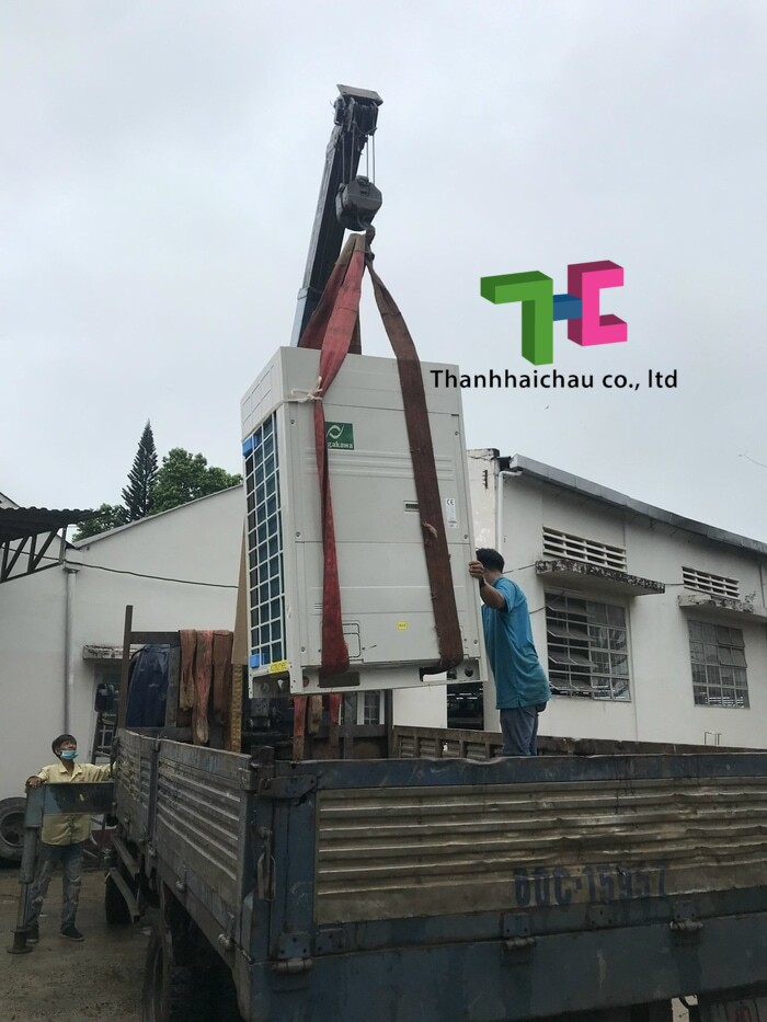 Lắp đặt máy lạnh tủ đứng cho nhà xưởng