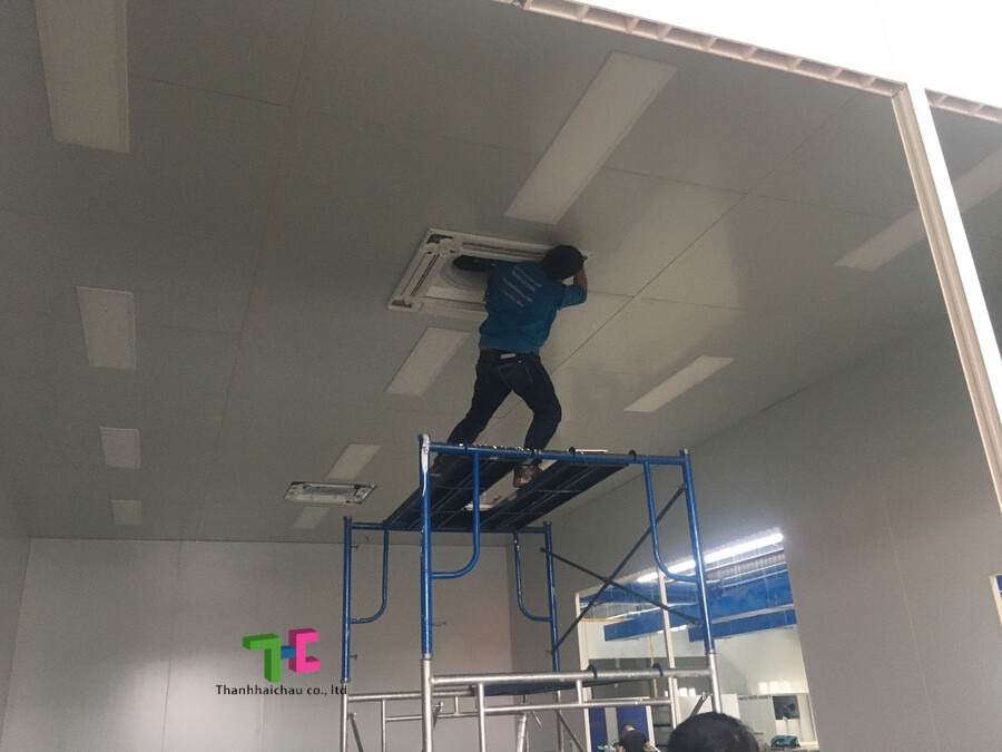 Lắp đặt máy lạnh âm trần Panasonic