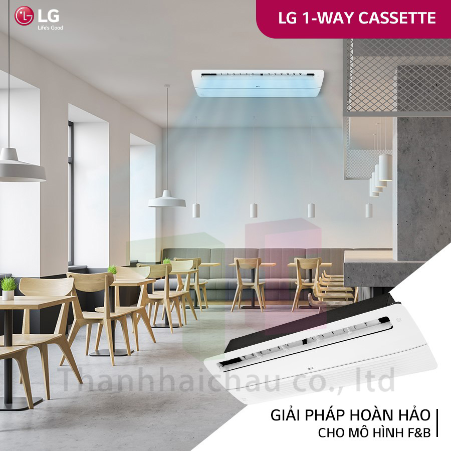 Dàn lạnh âm trần cassette 1 hướng thổi LG