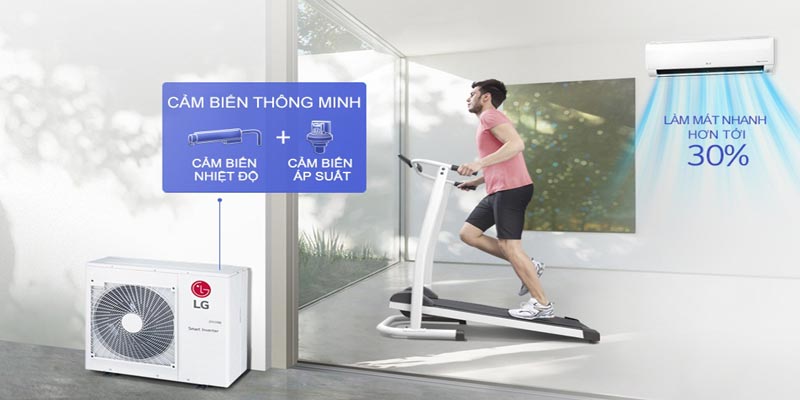 máy lạnh điều hòa multi lg làm mát nhanh