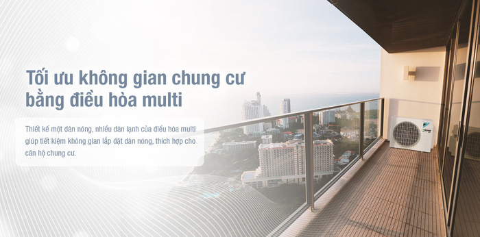 Máy lạnh hệ multi cho chung cư cao cấp