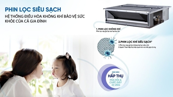 Dàn lạnh giấu trần multi Daikin CDXP35RVMV 1.5HP