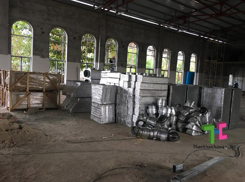 Thi công máy lạnh nhà hàng tiệc cưới