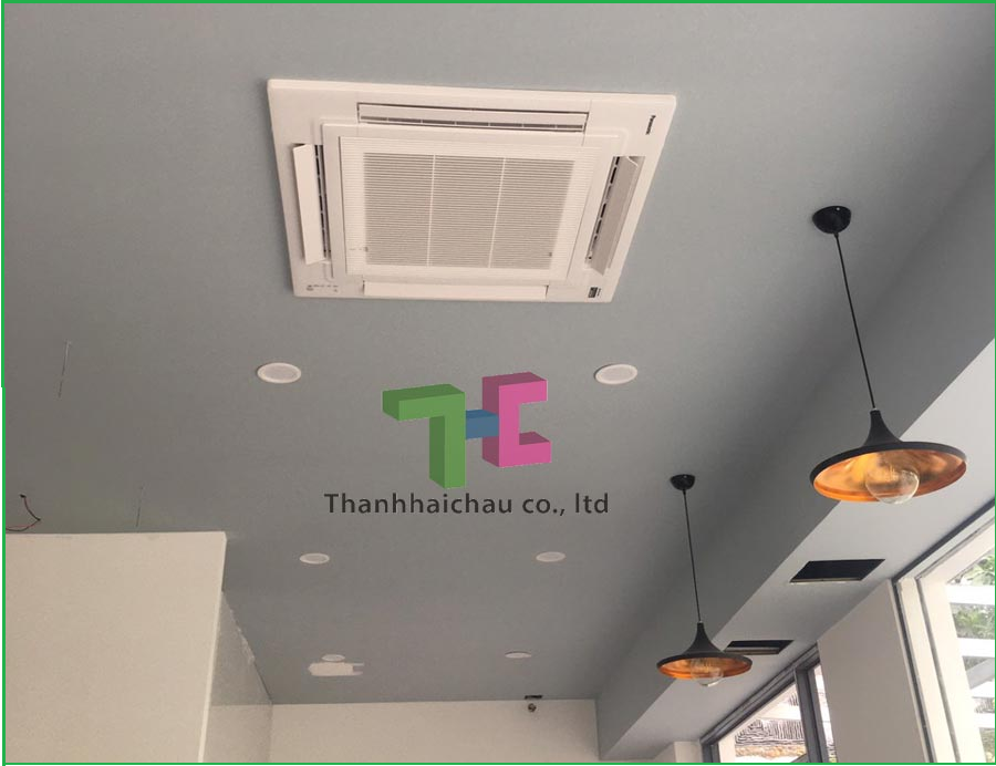 Lắp máy lạnh âm trần thạch cao