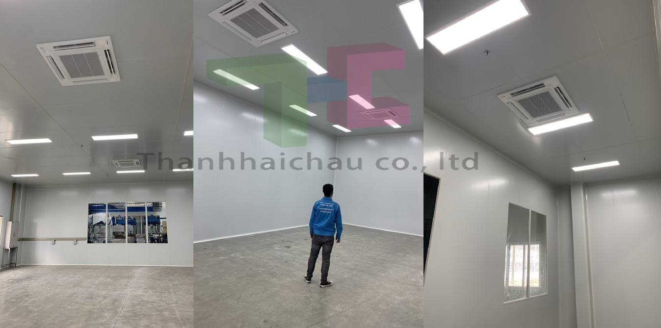 thi công máy lạnh âm trần panasonic