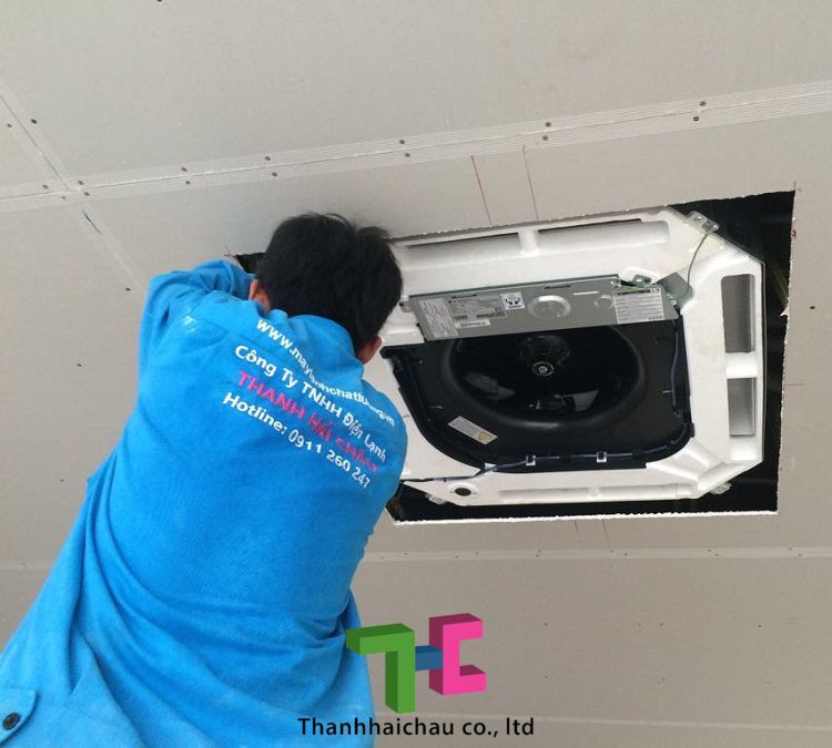 Lắp đặt máy lạnh âm trần
