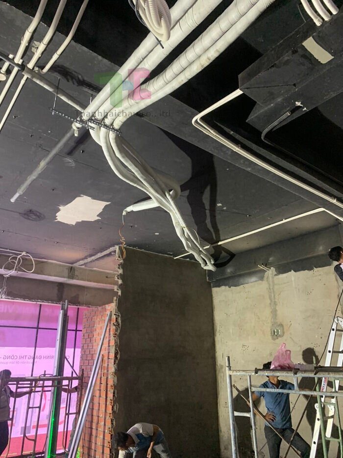 Thi công ống đồng máy lạnh