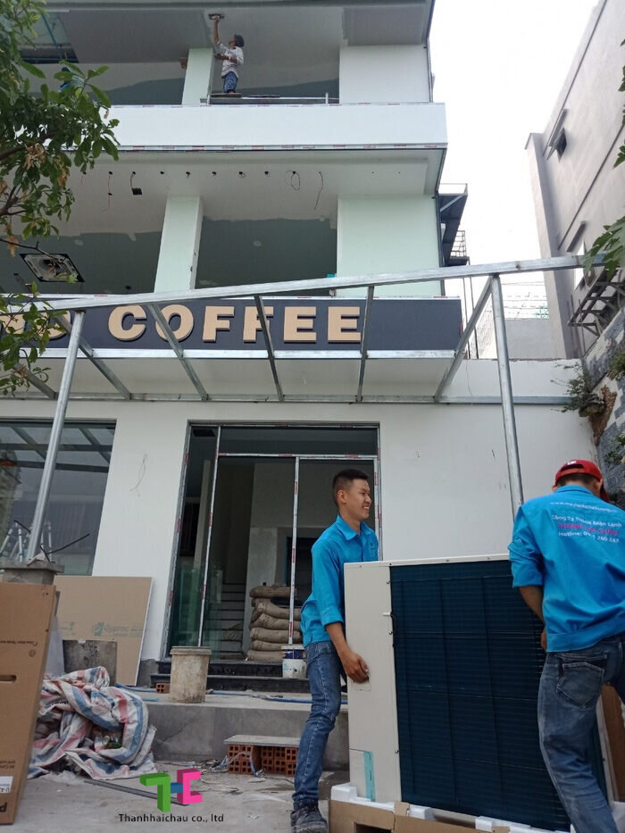 Lắp đặt máy lạnh cho quán cafe